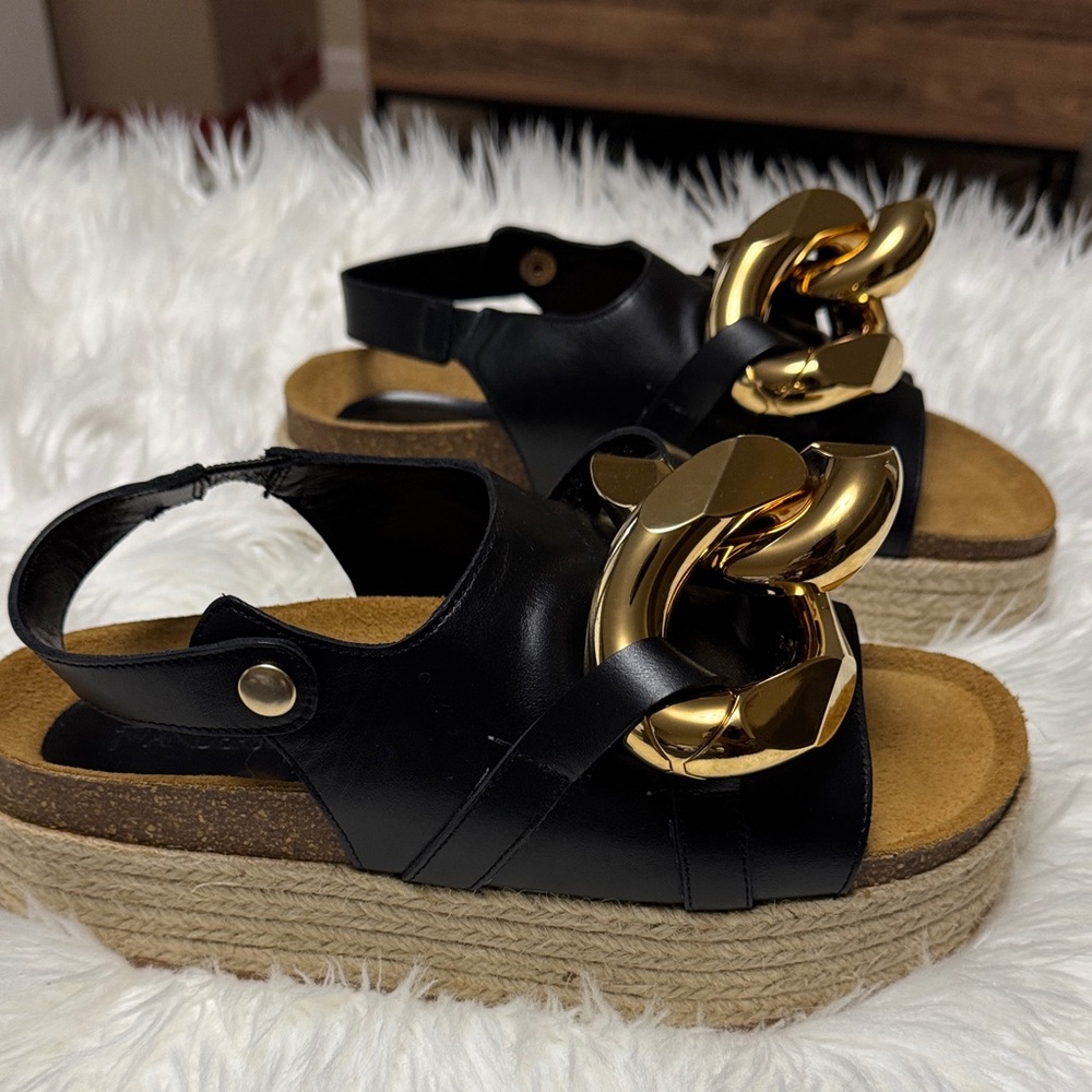 JW ANDERSON chain leather espadrille - Picture 3 of 7